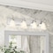 Designers Fountain Hudson 29.75in 4-Light Chrome Transitional Indoor Vanity Light with White Opal Glass Shades 6494-CH - alternate 1